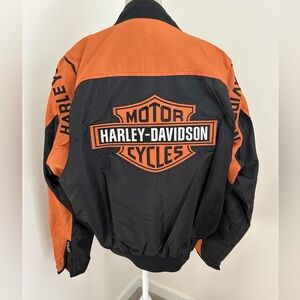 Men’s Harley Davidson Windbreaker with Iconic Bar and Shield logo